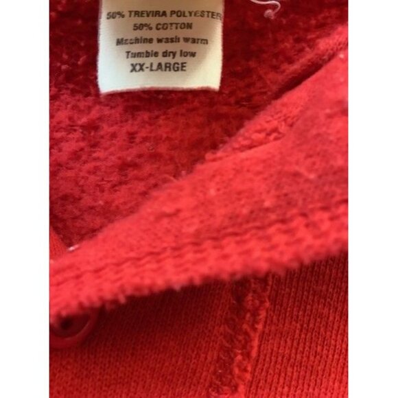 Vintage Disney Red Mickey Mouse Pullover Sweatshirt XX-Large  Embroidered Design - Picture 4 of 4